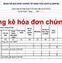 Bảng Kê Hóa Đơn Mua Vào Tiếng Anh Là Gì